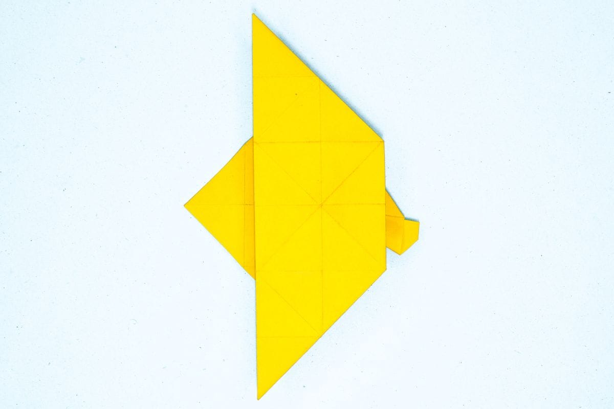 Origami unicorn step 67