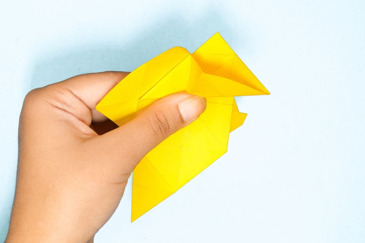 Origami unicorn step 71