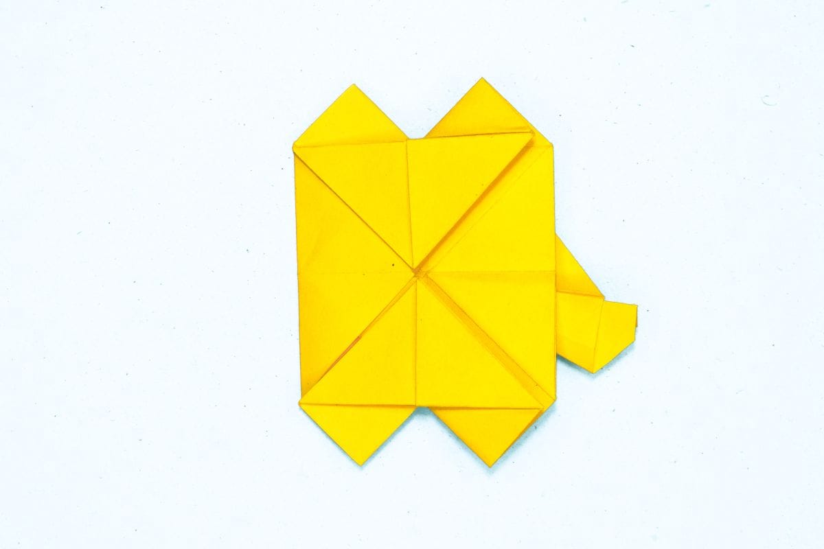 Origami unicorn step 77