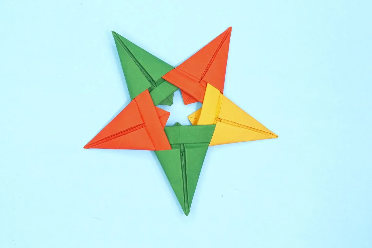 Christmas star step 28