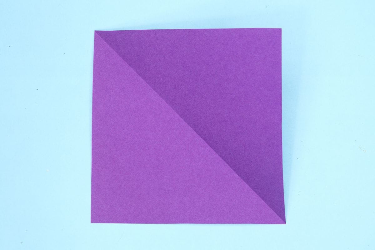 Origami angel step 03