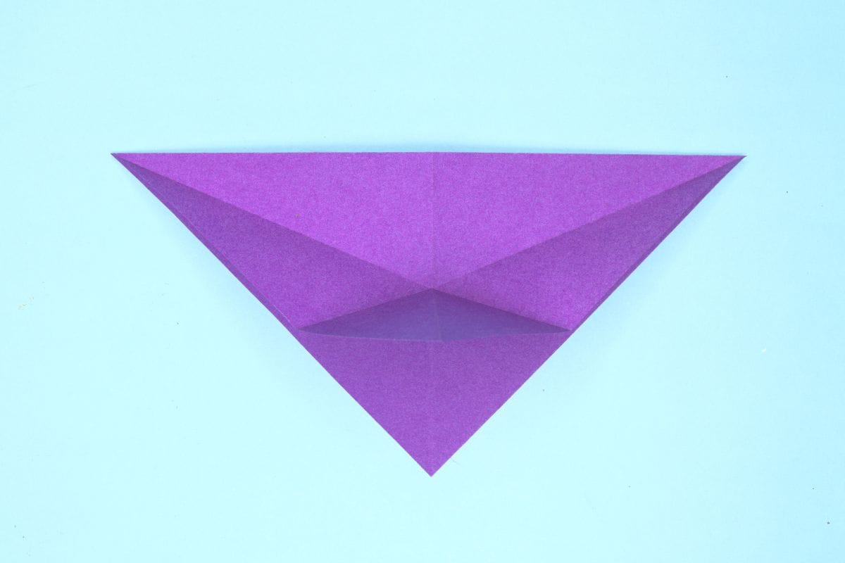 Origami angel step 09