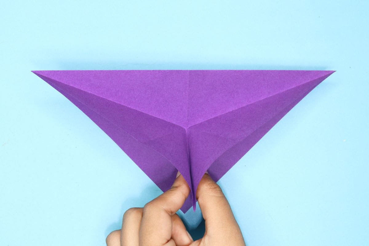 Origami angel step 10