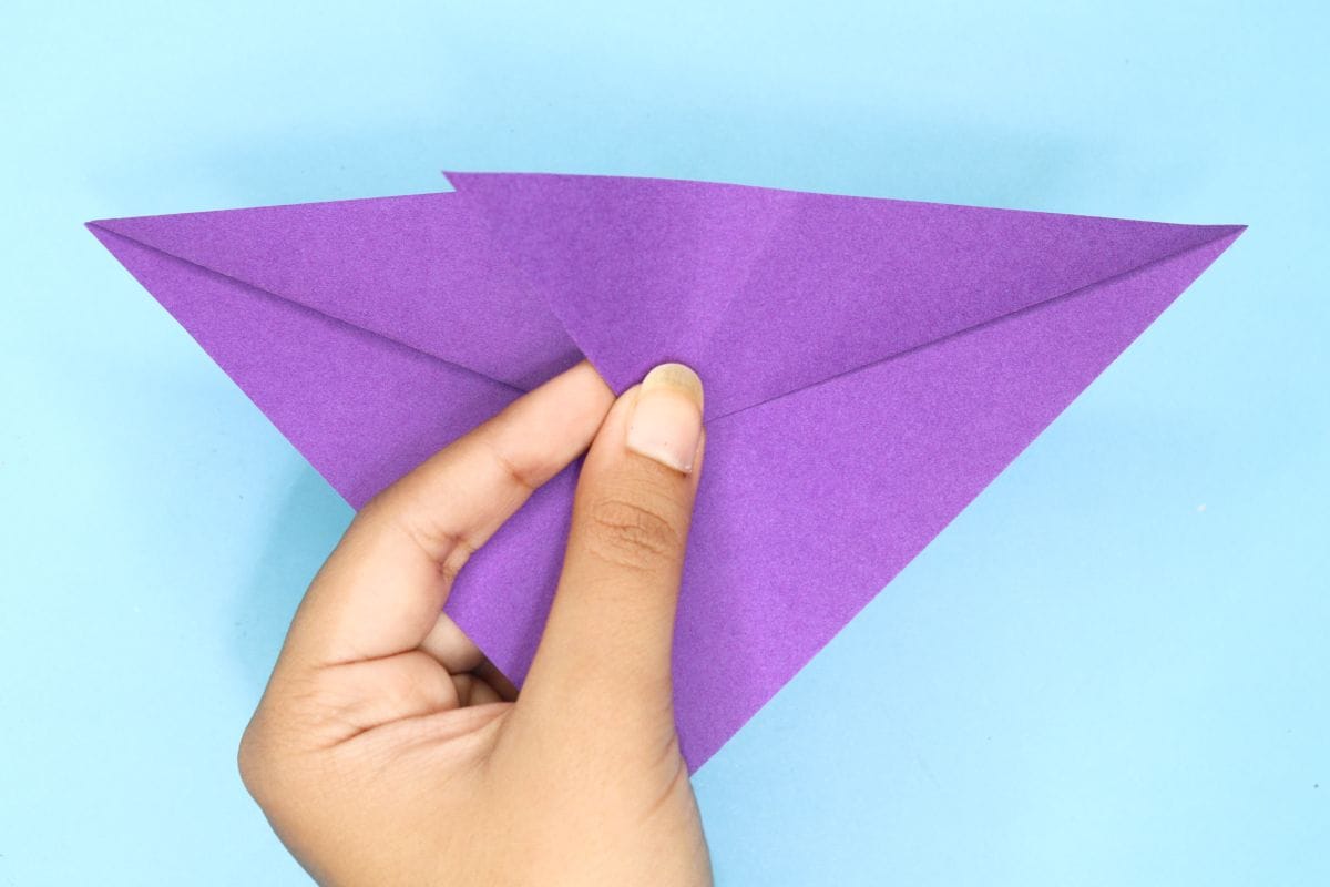 Origami angel step 11