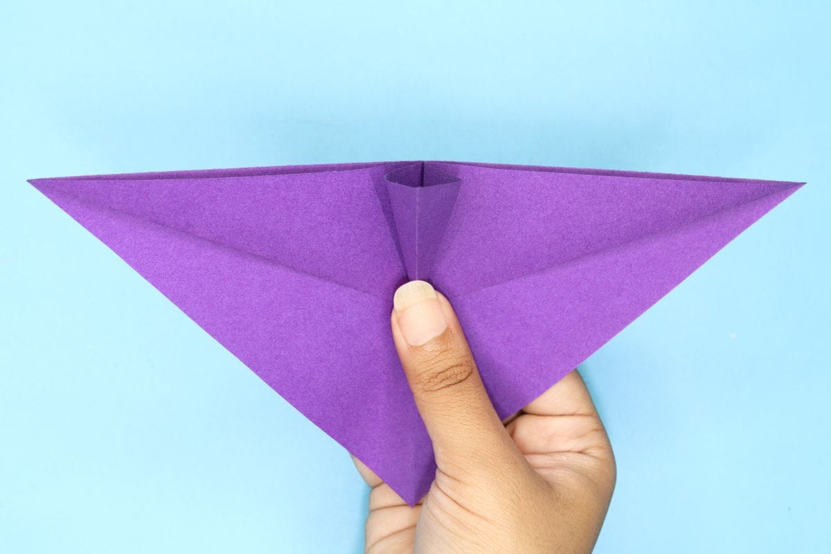 Origami angel step 16