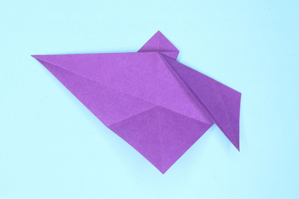 Origami angel step 23