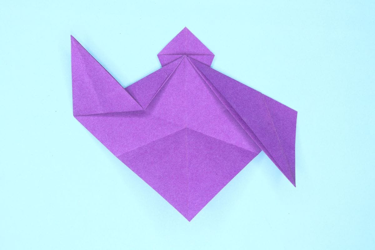 Origami angel step 25