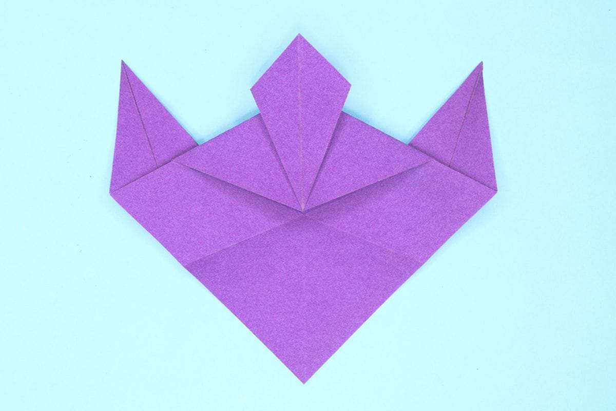 Origami angel step 27