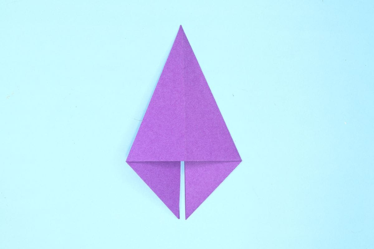 Origami angel step 35