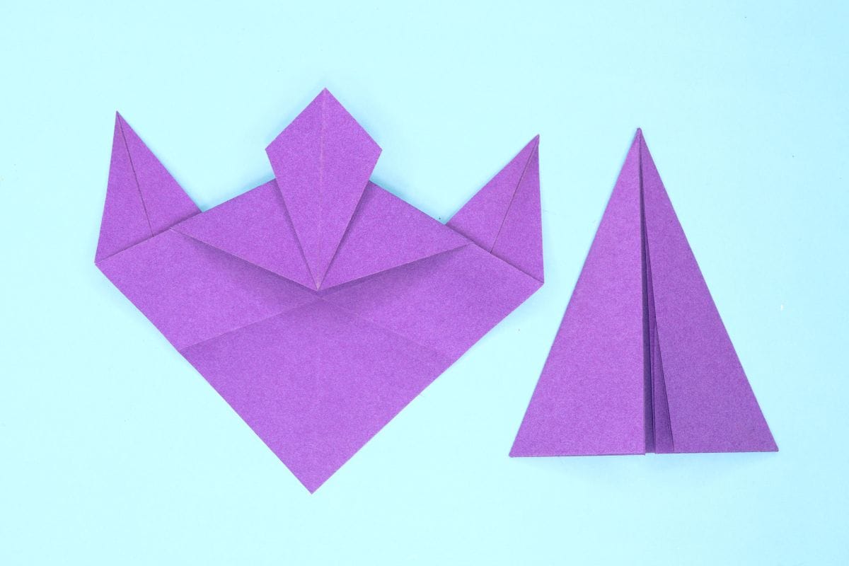 Origami angel step 45