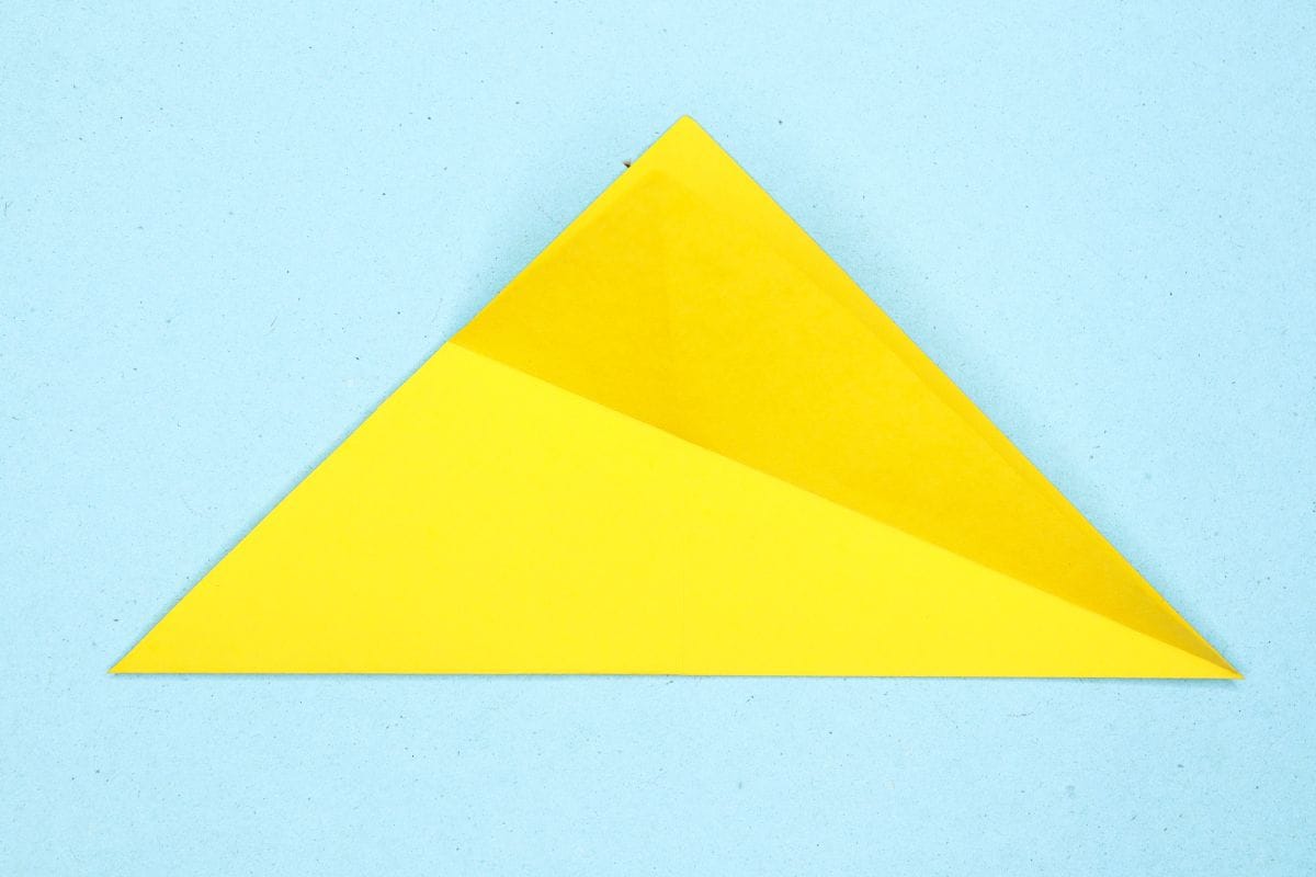 Origami chick step 07