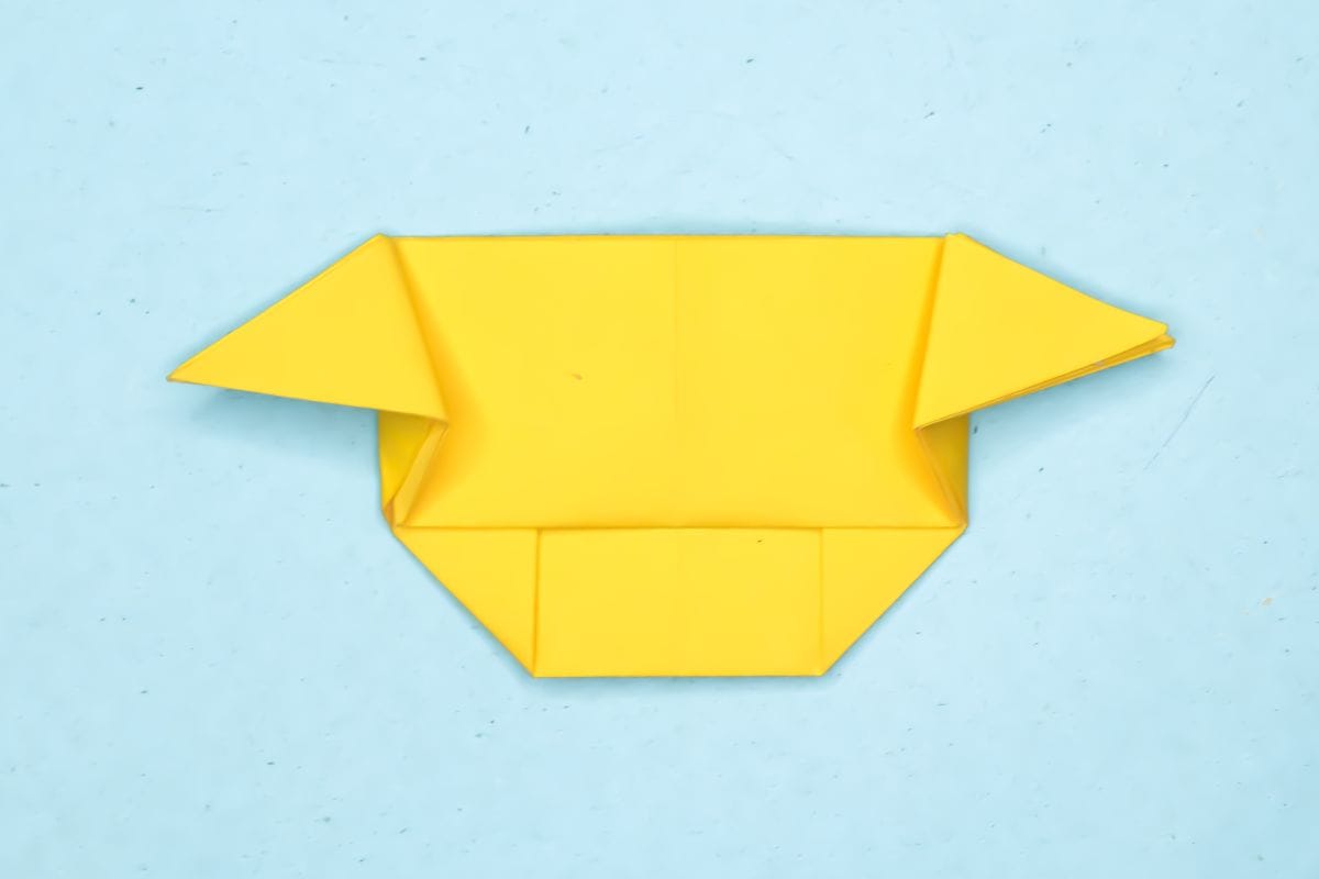 Origami cow step 24