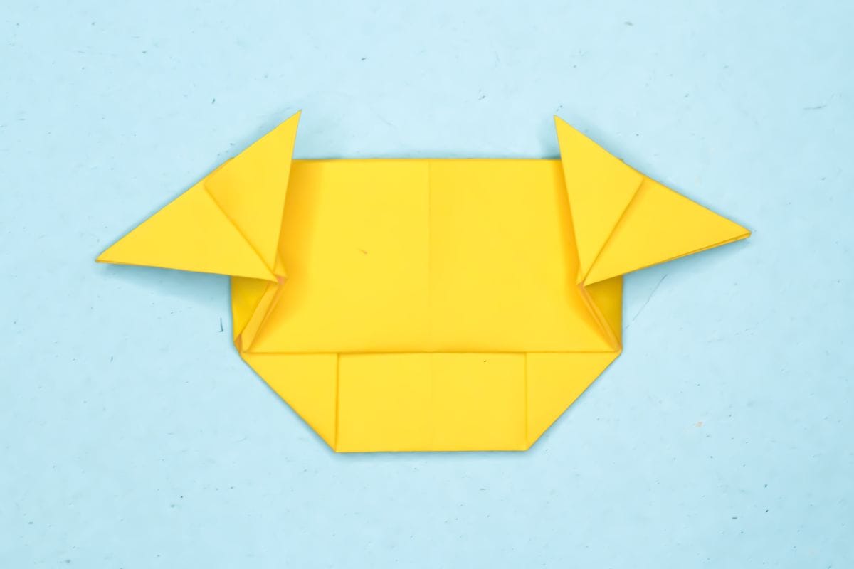 Origami cow step 26
