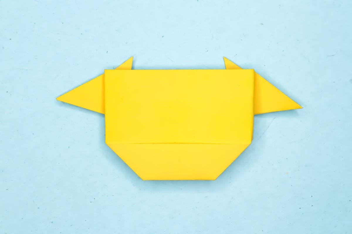 Origami cow step 27