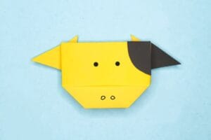 How to Make an Origami Cow Head