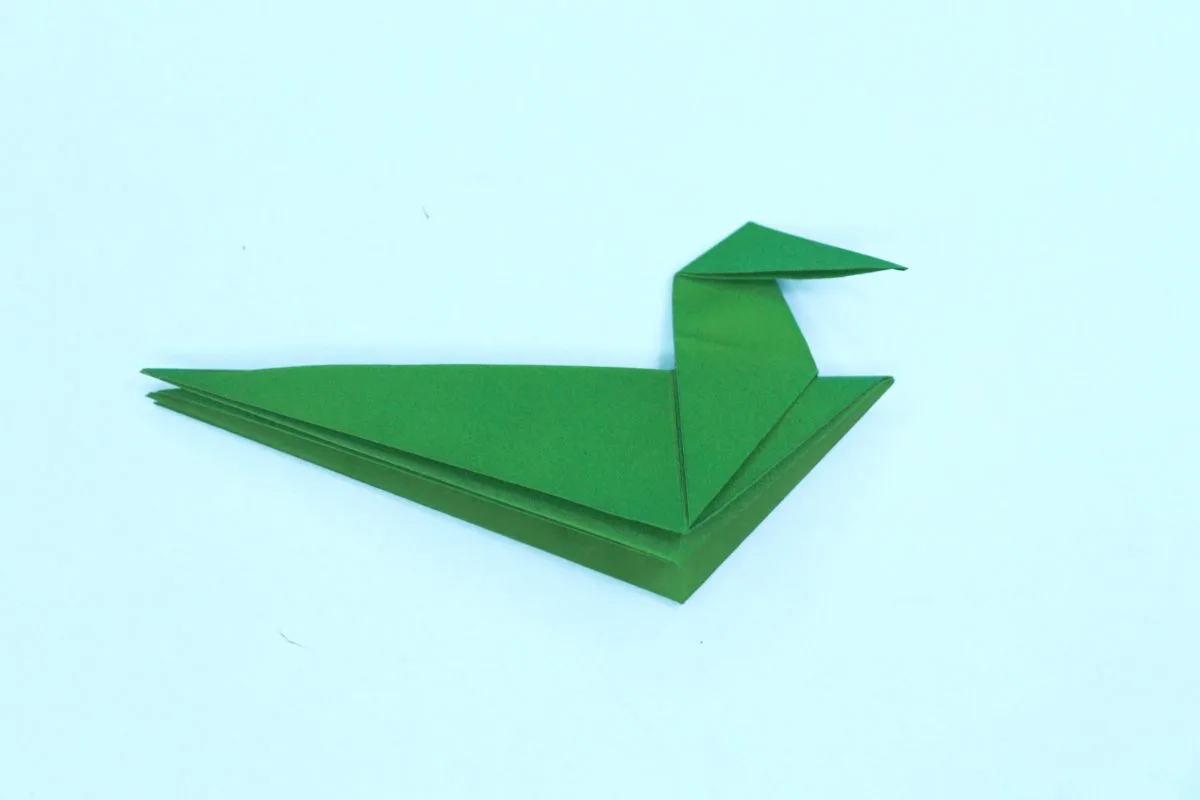 Origami Dinosaur step 36