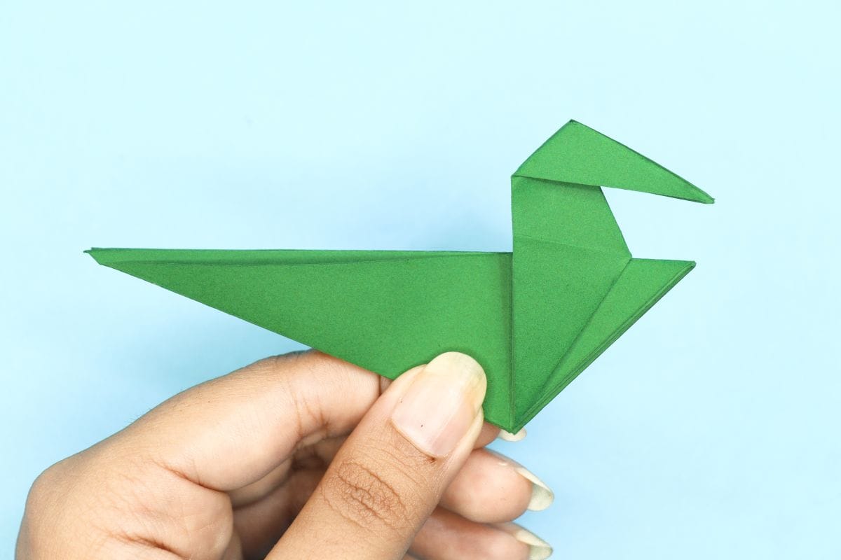 Origami Dinosaur step 41