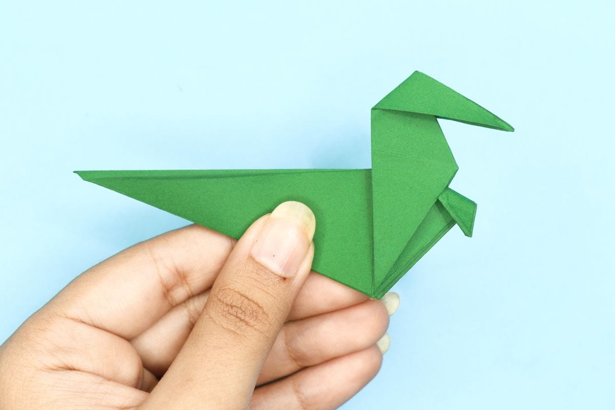 Origami Dinosaur step 42