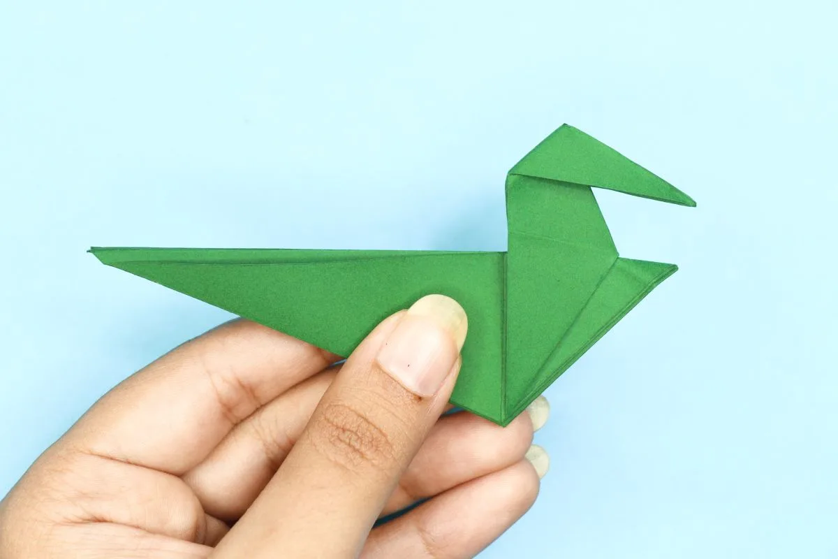 Origami Dinosaur step 44