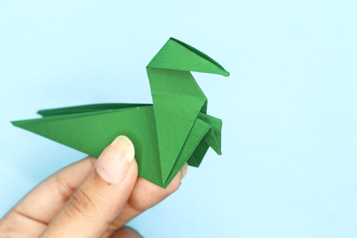 Origami Dinosaur step 45