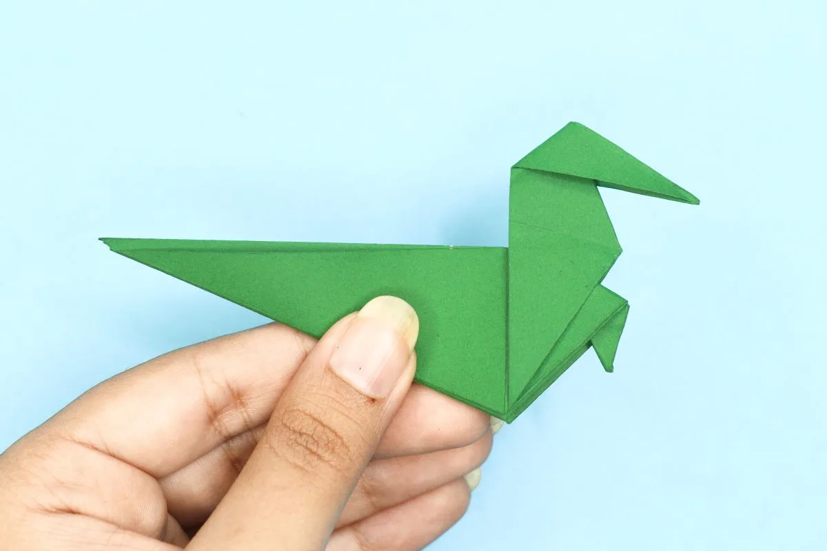 Origami Dinosaur step 46