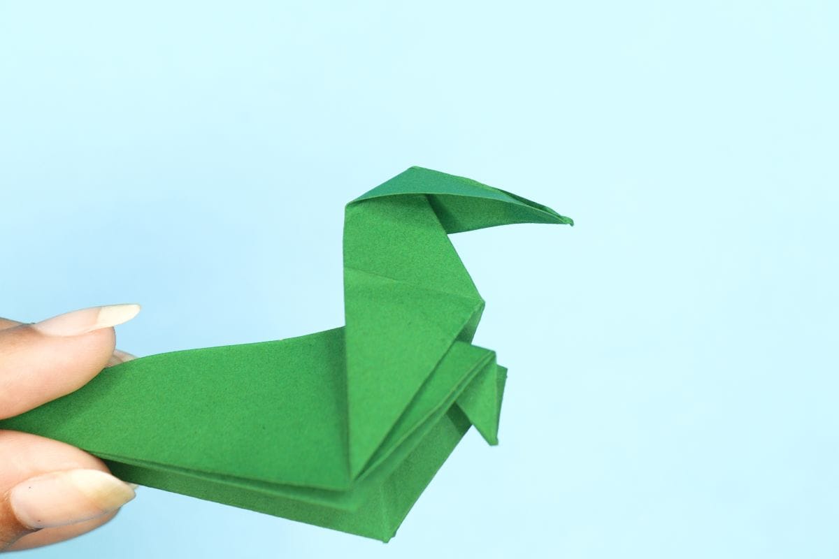 Origami Dinosaur step 47