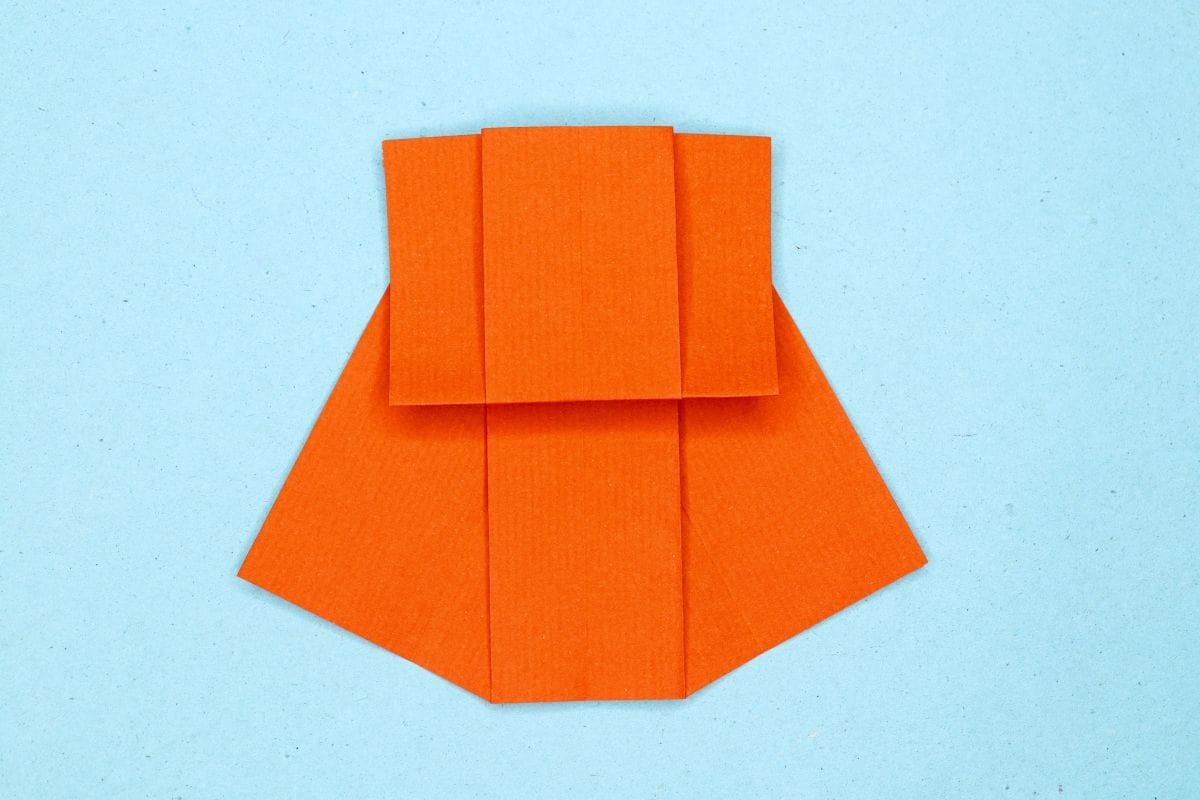 Origami dress step 21