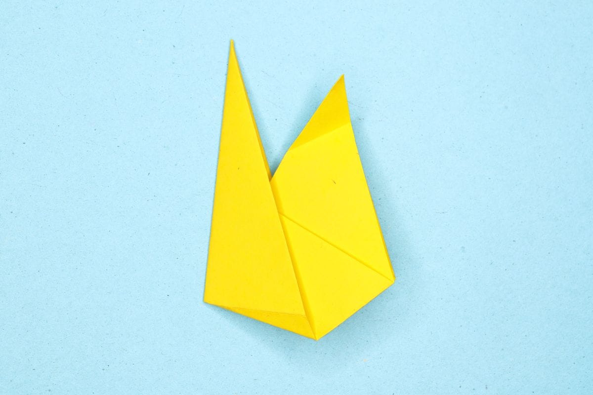 Origami hen step 12