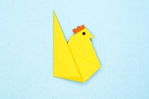 How to Fold a Cute Origami Hen