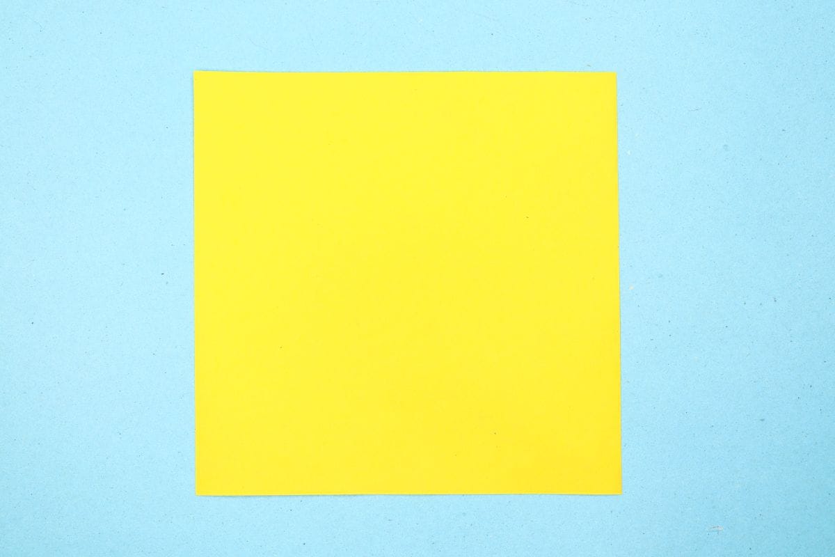 Origami moon step 01