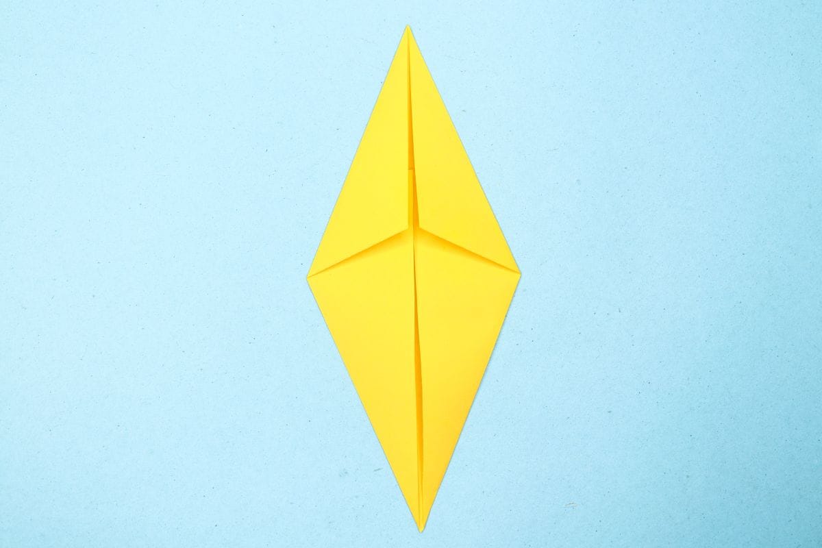 Origami moon step 09