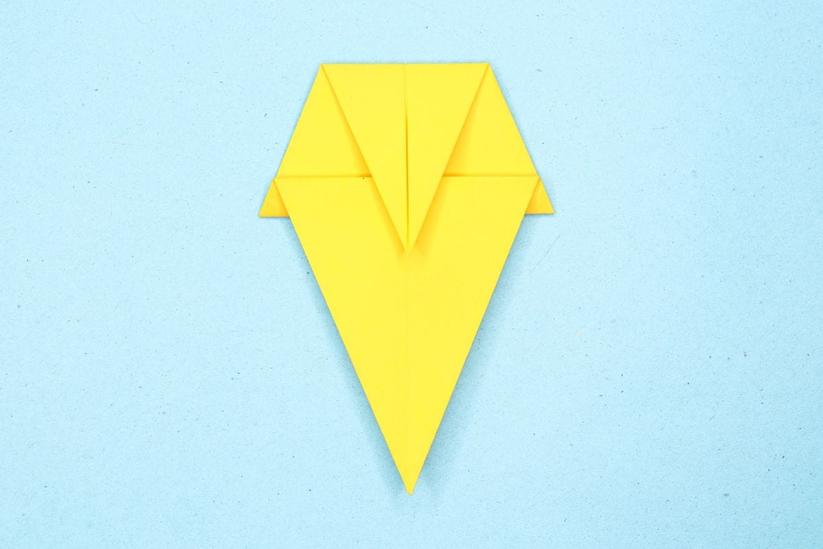 Origami moon step 13