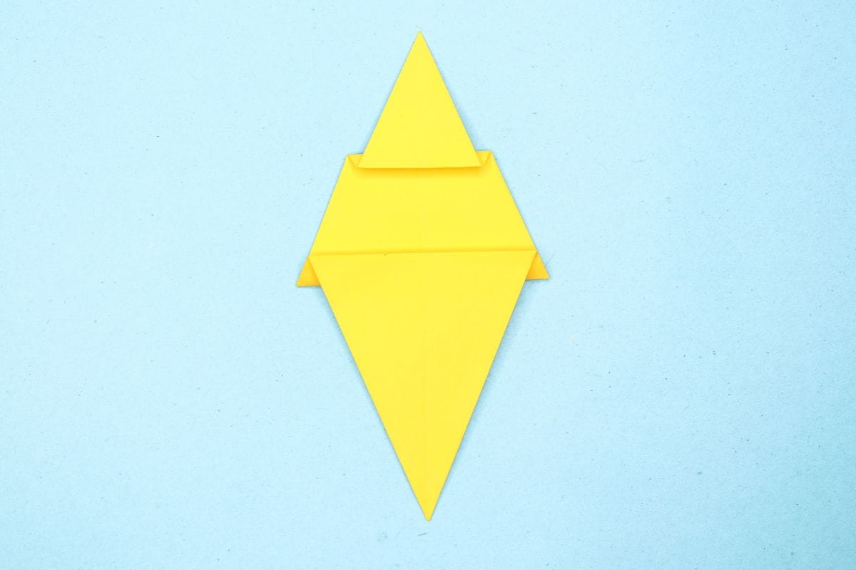 Origami moon step 14