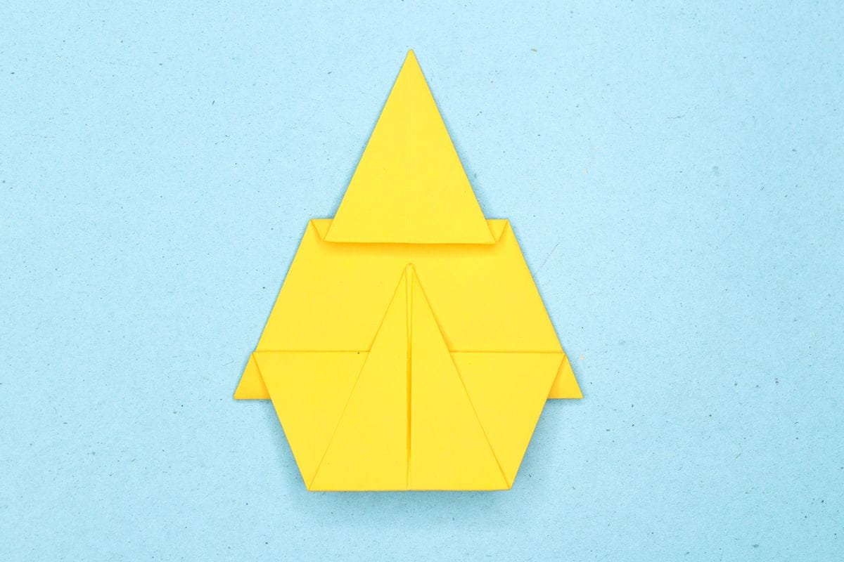 Origami moon step 15