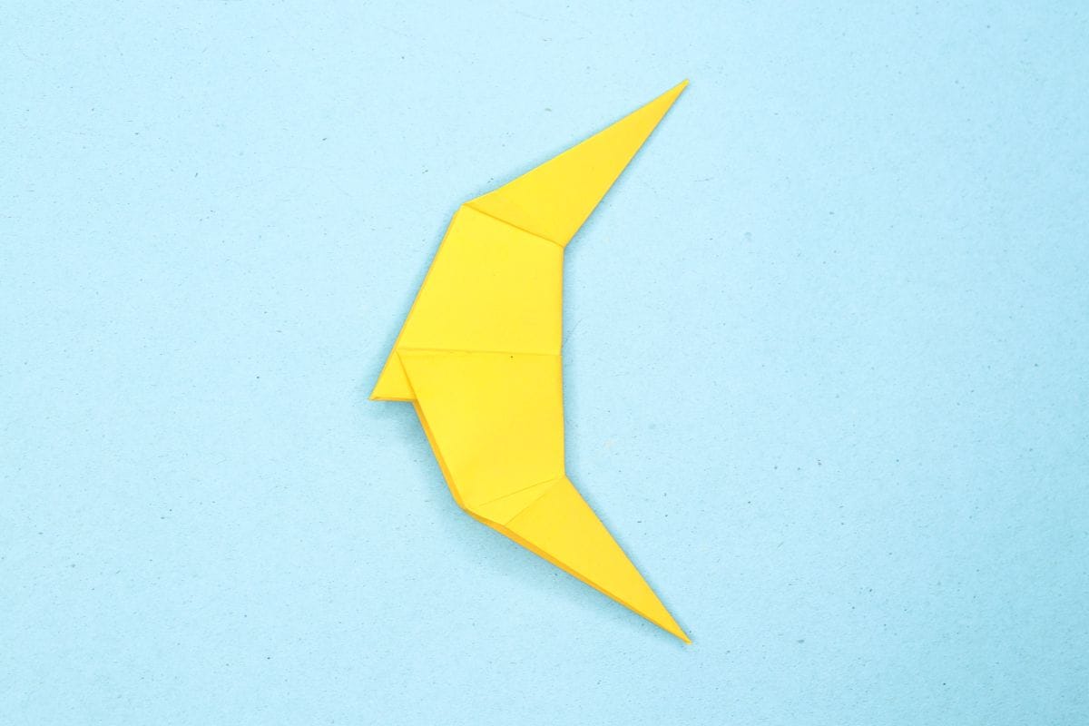 origami moon step 19