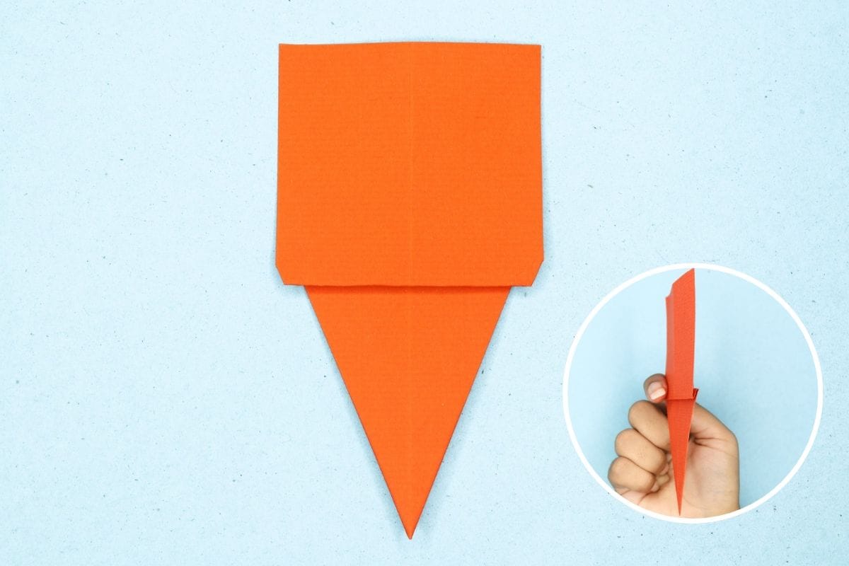 Origami Peacock step 15