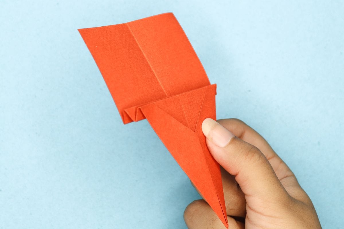 Origami Peacock step 17