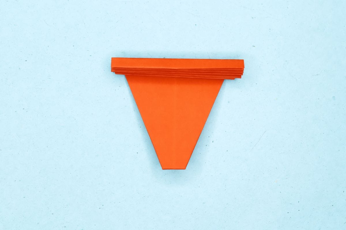 Origami Peacock step 21