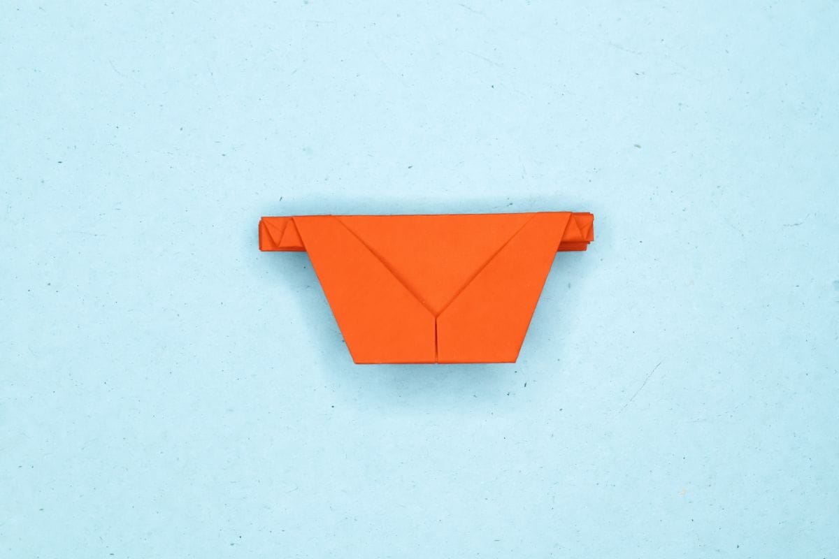 Origami Peacock step 23