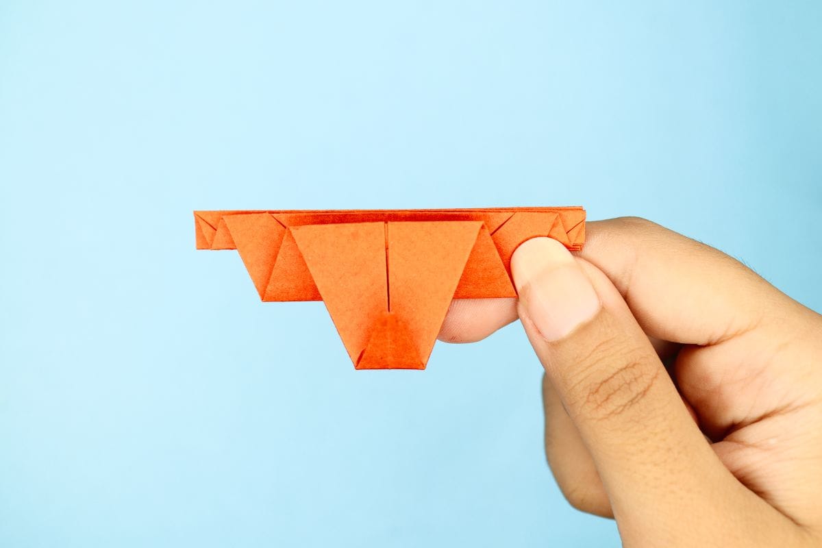 Origami Peacock step 24