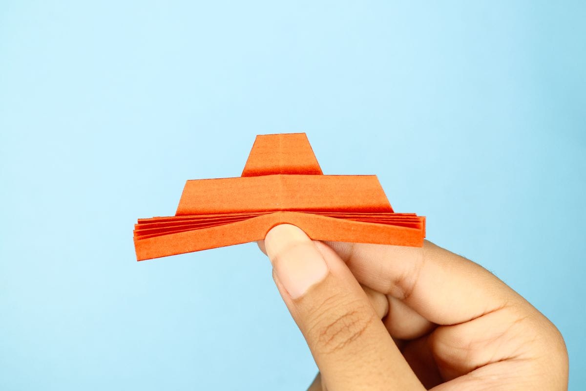 Origami Peacock step 25