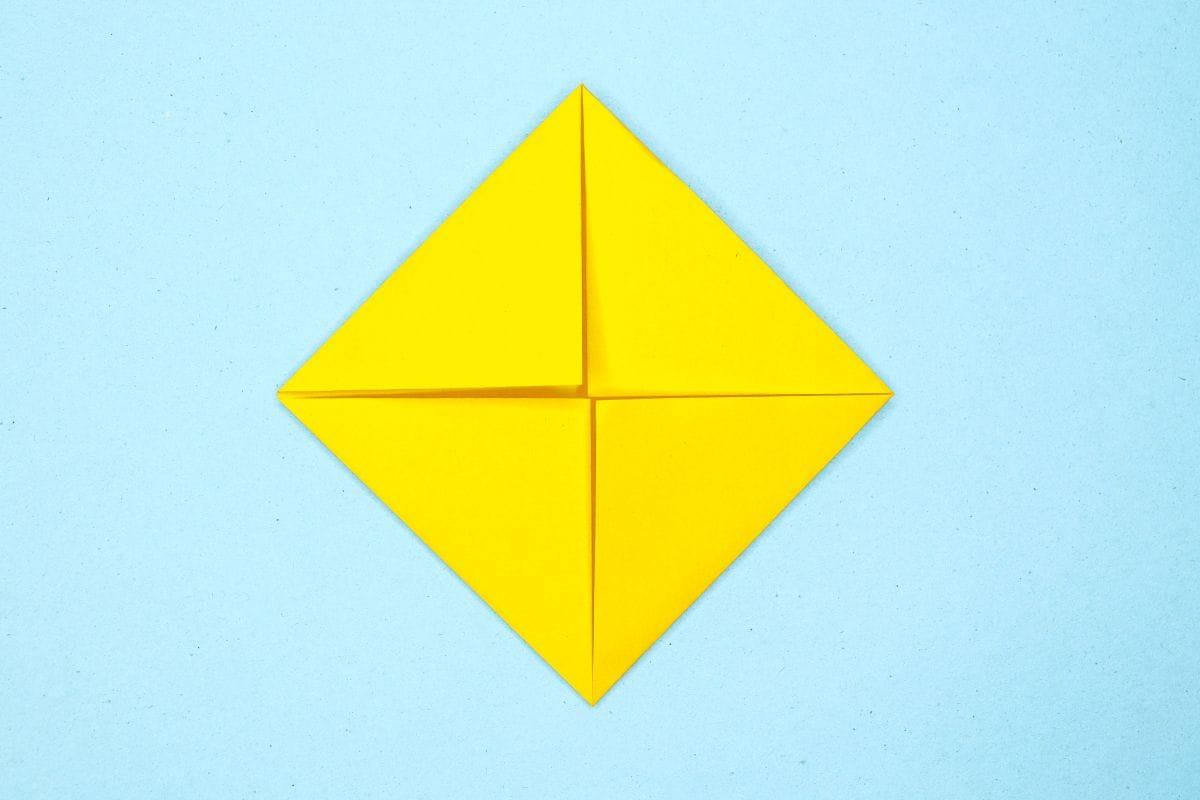 Origami sloth step 09