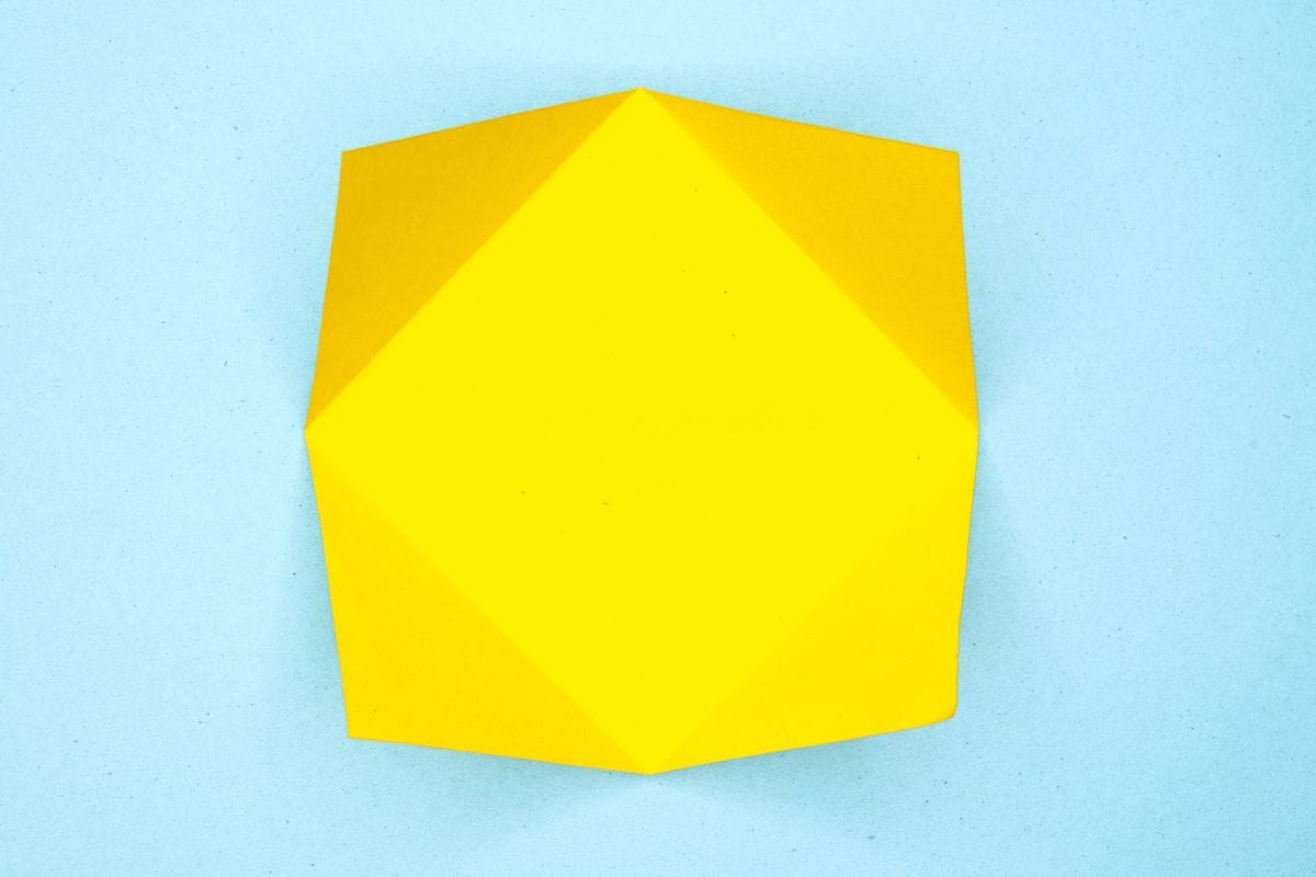 Origami sloth step 10