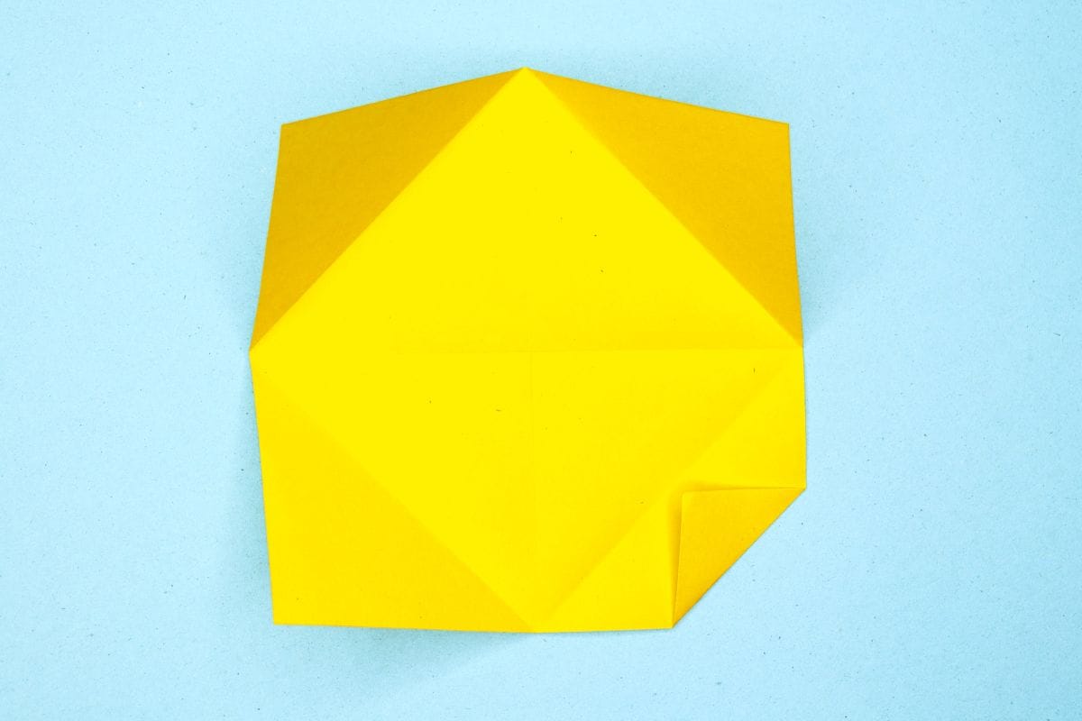 Origami sloth step 11