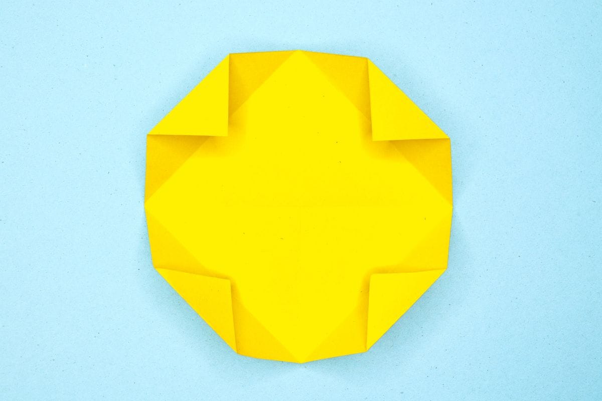 Origami sloth step 13