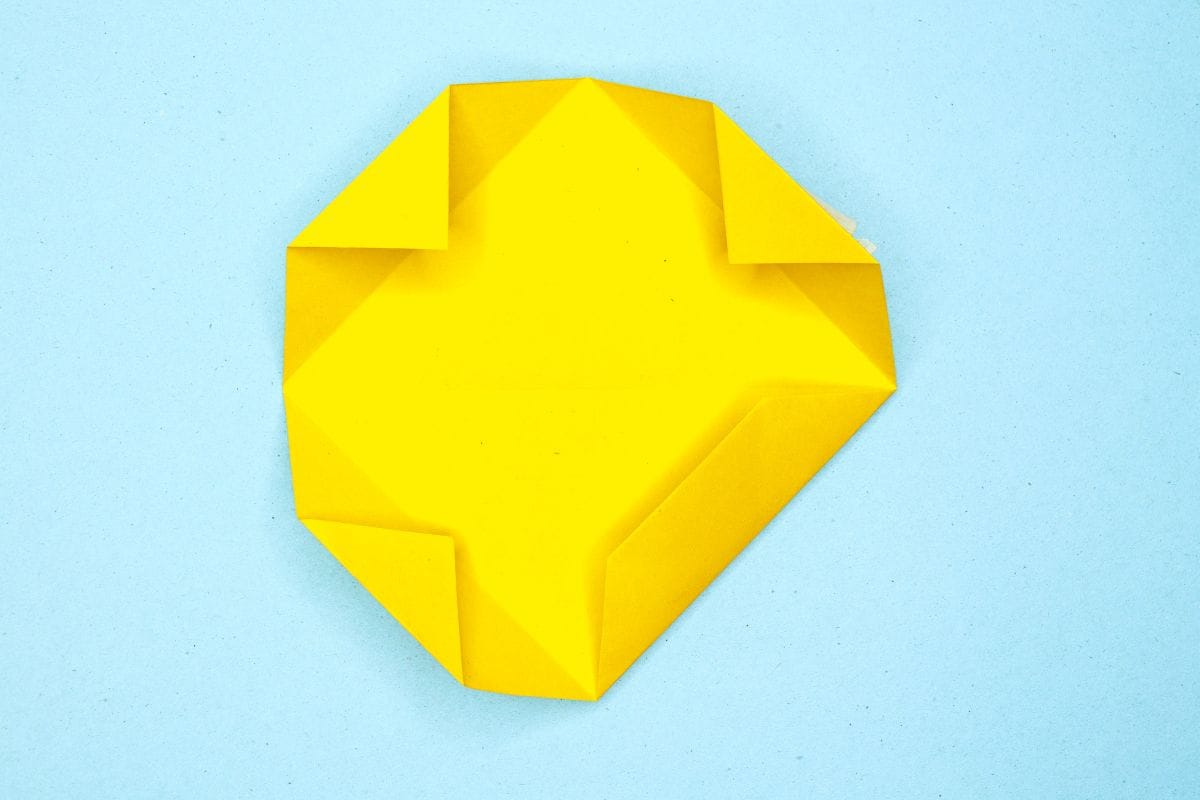 Origami sloth step 14