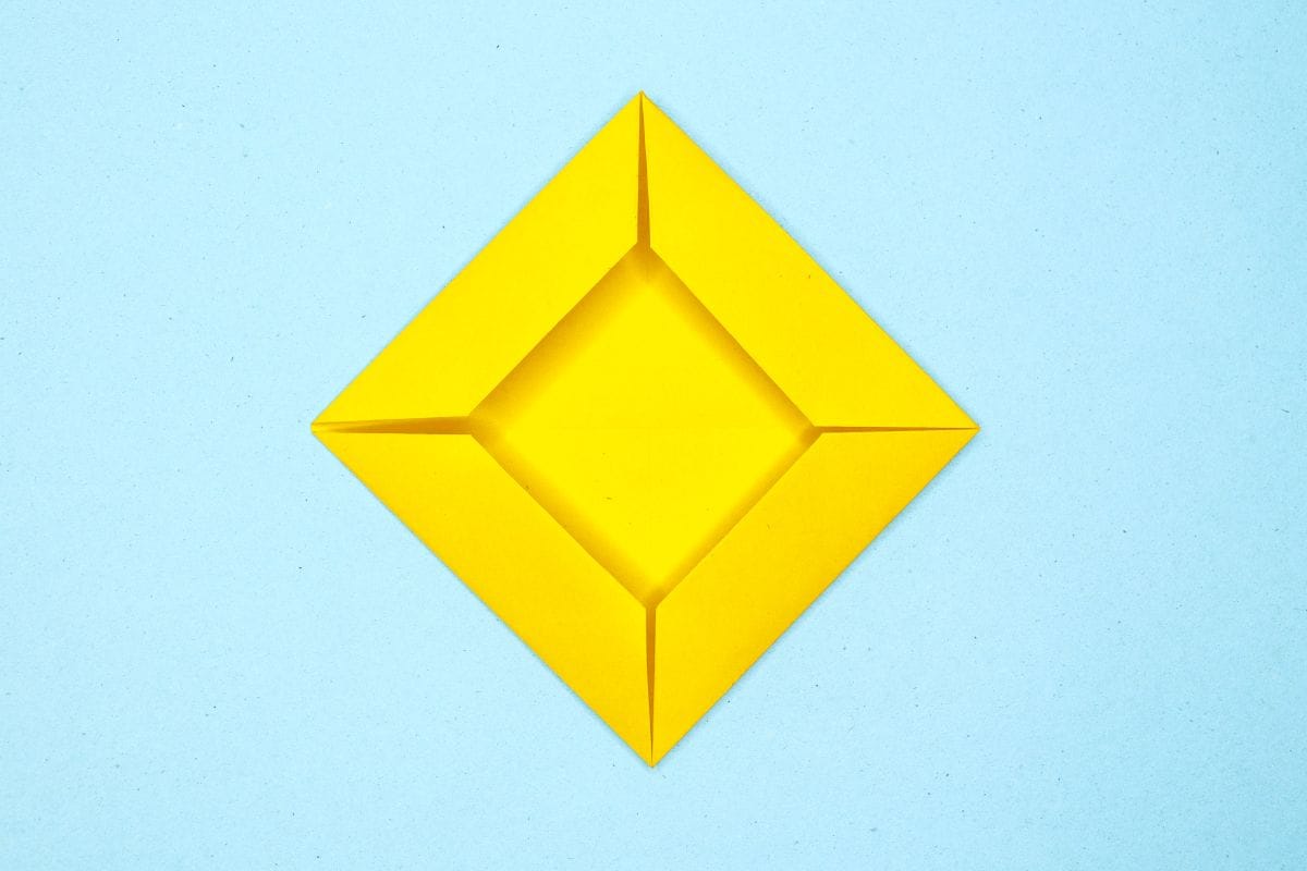 Origami sloth step 15