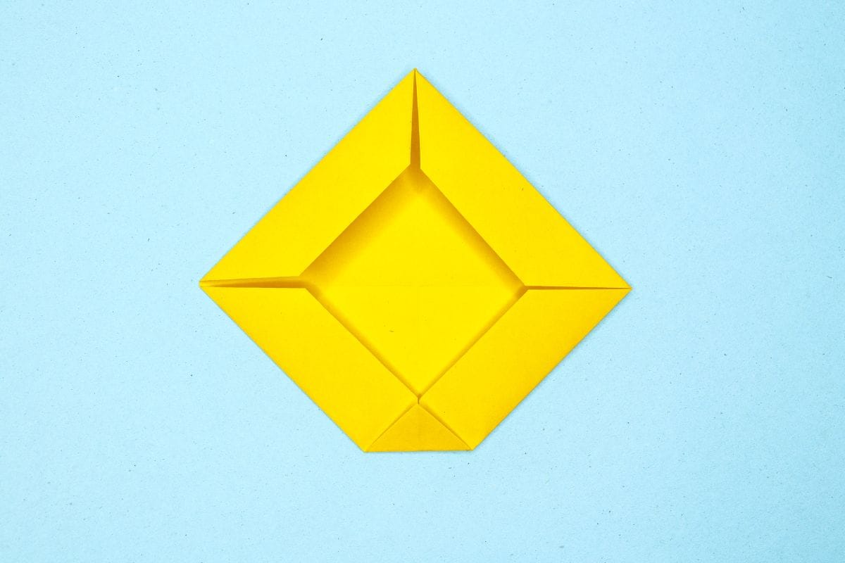 Origami sloth step 16