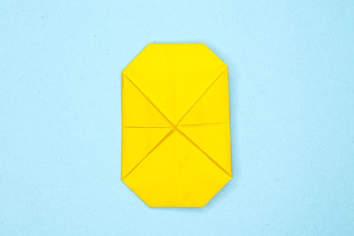 Origami sloth step 20