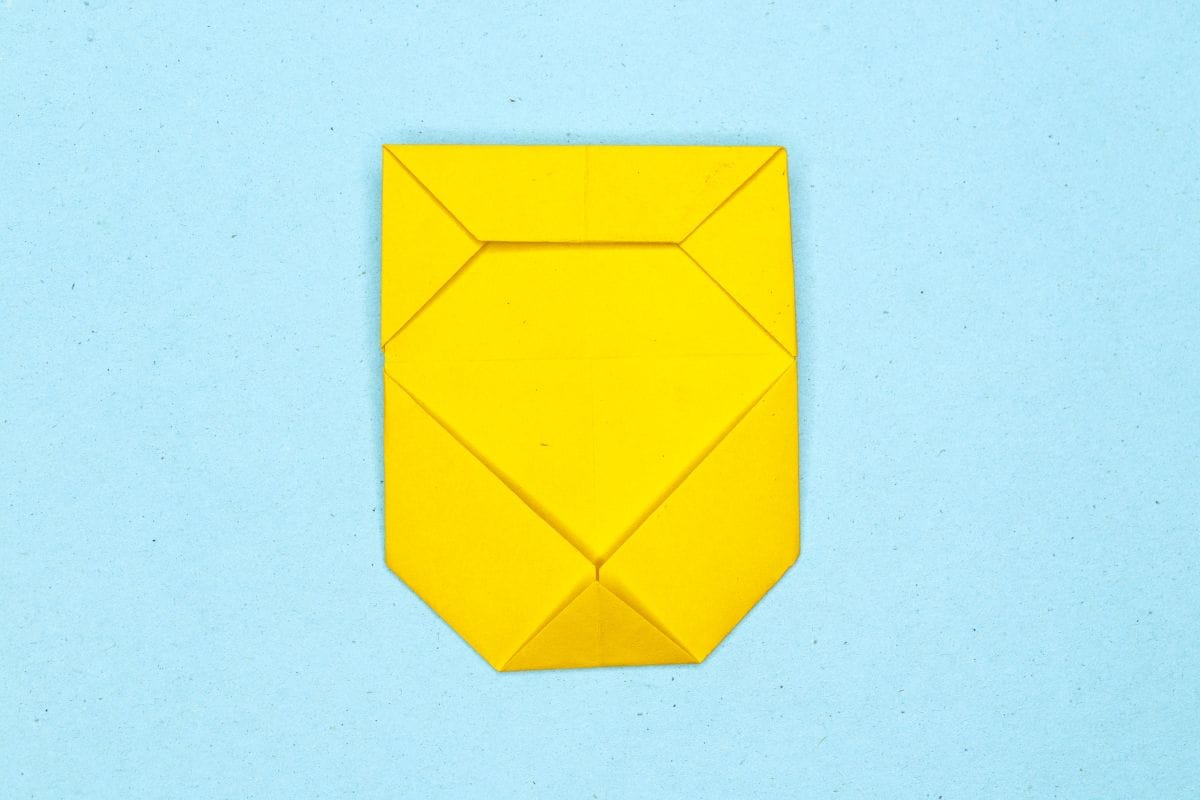 Origami sloth step 22